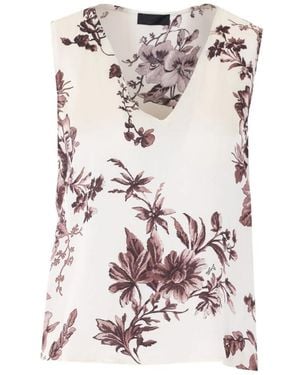 Liu Jo Chocolate Leaf Cotton Jacket - White