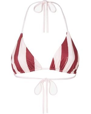 Fendi Reversible Triangle Bikini Top - Red