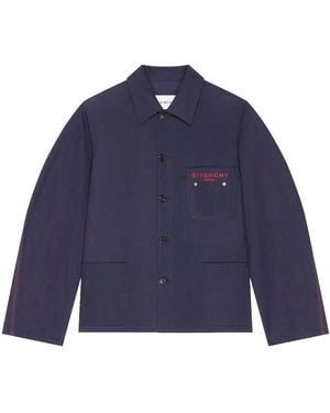 Givenchy Patch Pockets Jacket - Blue