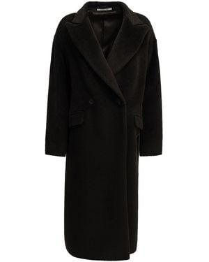 Tagliatore "Linden" Long Coat - Black