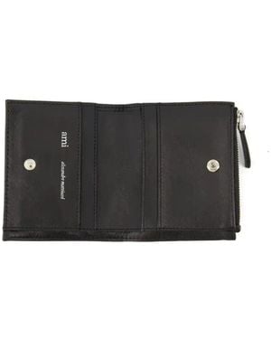 Ami Paris Leather Wallet - Black