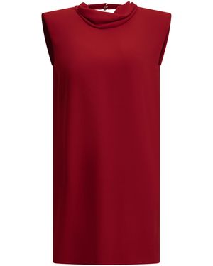 Valentino "Cady Couture" Short Dress - Red