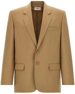 Saint Laurent 'Yves' Blazer - Natural