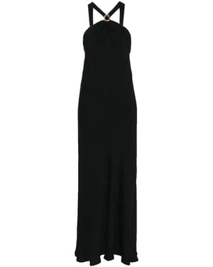 forte_forte Chic Crepe Marocaine Dress - Black