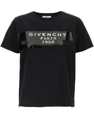 Givenchy Tape' T-Shirt - Black