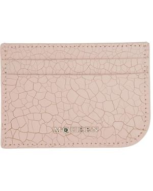McQueen Leather Card Holder - Pink
