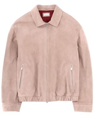 Brunello Cucinelli Suede Jacket - Pink