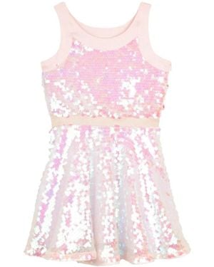 Billieblush Vestito Con Paillettes - Pink