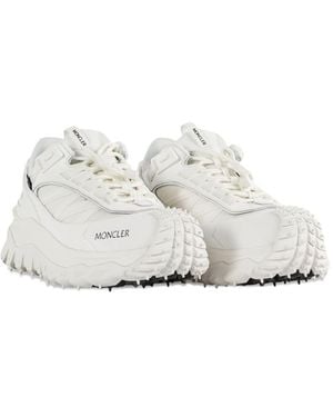 Moncler Sneakers With Prominent Sole - White