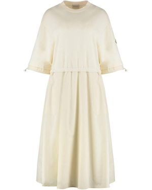 Moncler Cotton Dress - White
