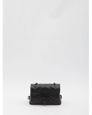 Gucci Mini Gg Marmont Shoulder Bag - White