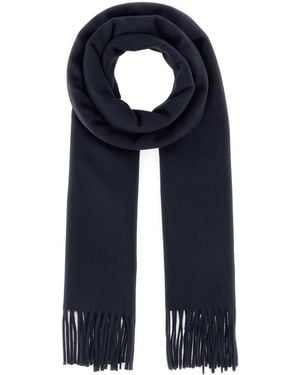 Saint Laurent Echarpe Cachemire Cassandre - Blue