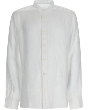 120% Lino Camicia - White