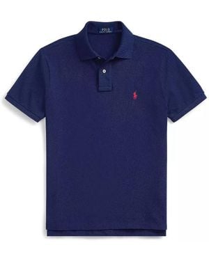 Ralph Lauren Custom Slim Fit Polo - Blue