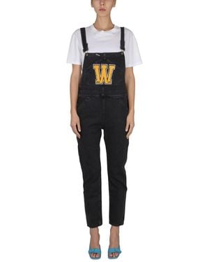Washington DEE-CEE U.S.A. Dungarees With Logo - Black