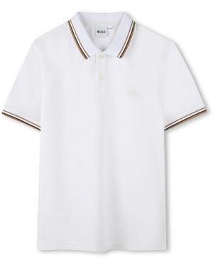 BOSS Short-Sleeved Polo Shirt - White