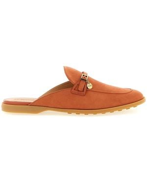 Tod's Nabuk Sabots - Brown