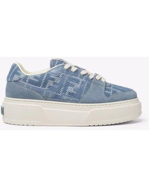 Fendi Match Low-Top Trainers - Blue