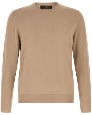 Zanone Cotton Sweater - Natural