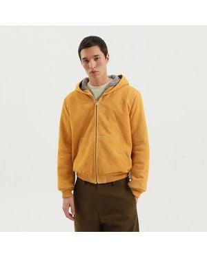 1989 STUDIO Suede Hoodie - Orange