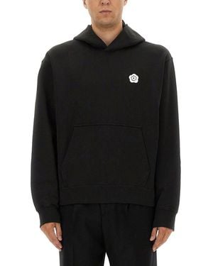 KENZO 'Boke Flower 2.0' Cotton Hoodie - Black