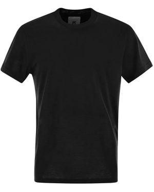 PT01 Silk And Cotton T-Shirt - Black