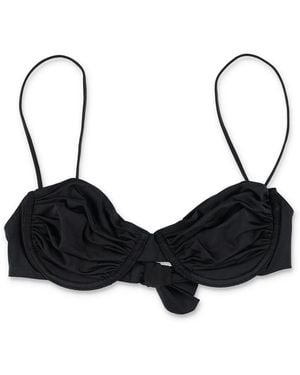 BELAMER Olivia Balconette Bikini Top - Black