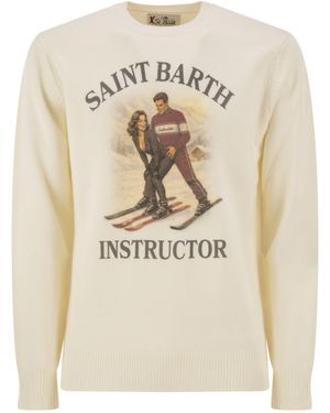 MC2 Saint Barth Heron Print - Natural