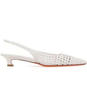 Santoni Decollete Luce-35-Arxi80 - White