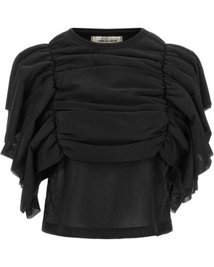 Comme des Garçons Polyester Pattern Shirt - Black