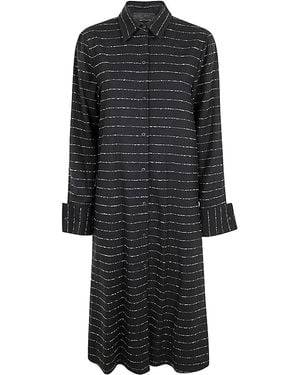 Maria Calderara Shirt Dress - Black