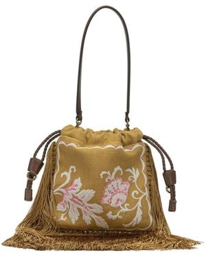Etro "Kalispera" Small Hand Bag - Metallic