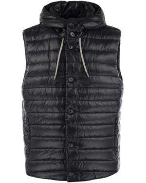 Herno Sleeveless Down Jacket - Black