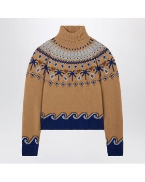 Alanui Sweet Winter And Wool Turtleneck Jumper - Multicolour