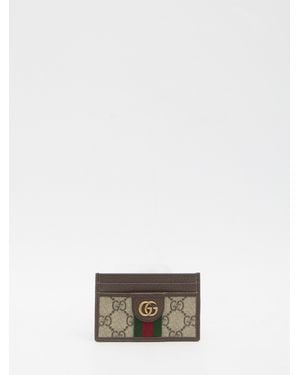 Gucci Ophidia Card Holder - Natural