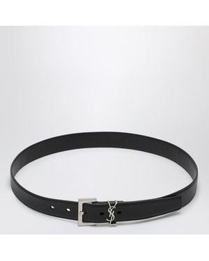 Saint Laurent Cintura Cassandre - Brown