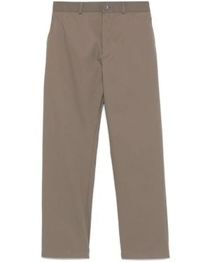 Herno Pantalone Cotton Feel Gamba Dritta - Gray