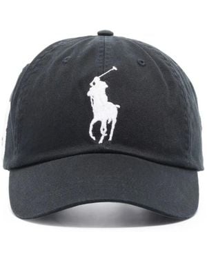 Ralph Lauren Big Pony Chino Cap - Black