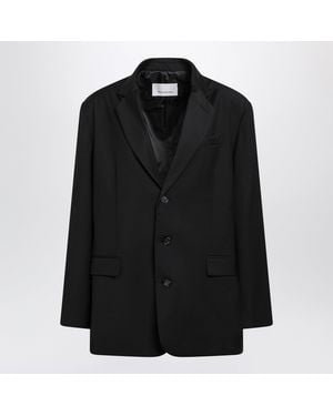 Frankie Shop Gelso Single-Breasted Jacket - Black