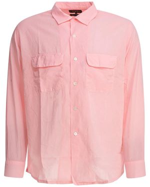 Beams Plus Camp Collar Shirt - Pink