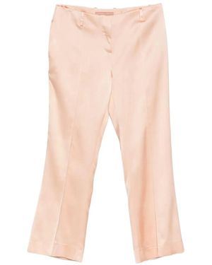 Ermanno Scervino Viscose Elastane Trousers - White