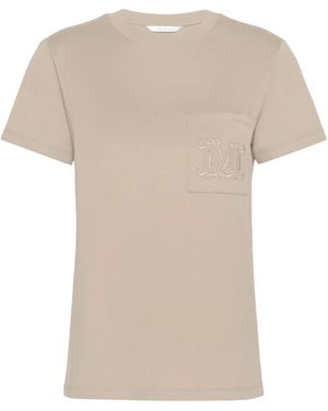 Max Mara Nude & Neutrals Papay T-Shirt - White