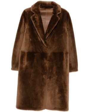 Yves Salomon Manteau 104Cm - Brown