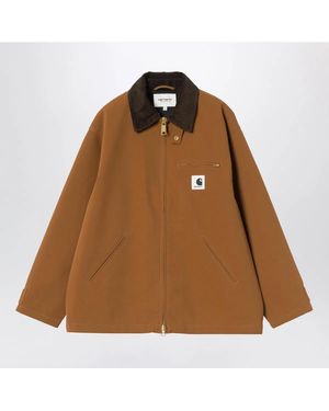 Carhartt W Clark Jacket Hamilton/Tobacco - Brown