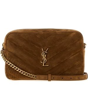 Saint Laurent Loulou Camera Bag - Brown