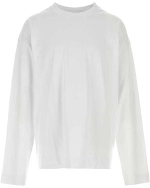 Dries Van Noten 03360-Hegland 4603 M.K.Ls.T-Shirt - White