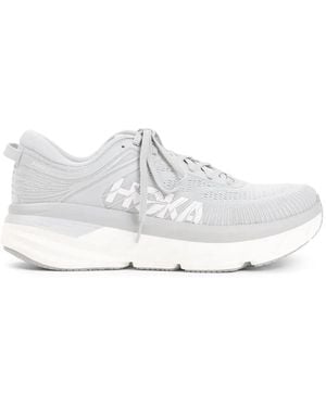 Hoka One One Textile Synthetic Trainers - White