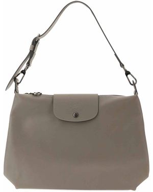 Longchamp Borsa Hobo "Le Pliage Xtra" Medium - Grey