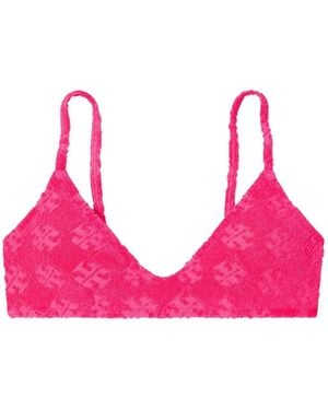 Tory Burch Terry Bikini Top - Pink