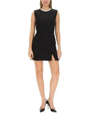 MSGM Mini Cut Out Dress - Black
